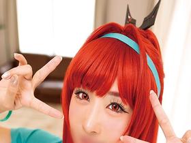 コスさぽ。ヲタオヂ中出しブッカケ乱交パイパンGcup天然オナホレイヤーyuikaをねちねちコスハメでアへ顔!オホ声!イキ潮噴射!ゴム無しピストン1000連発!　サンプル画像01